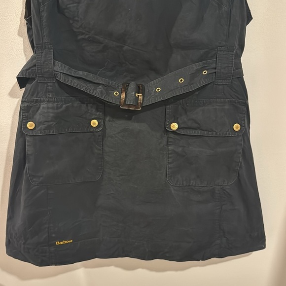 Barbour Cray Belted Cotton Minidress Size 12 - Picture 10 of 10